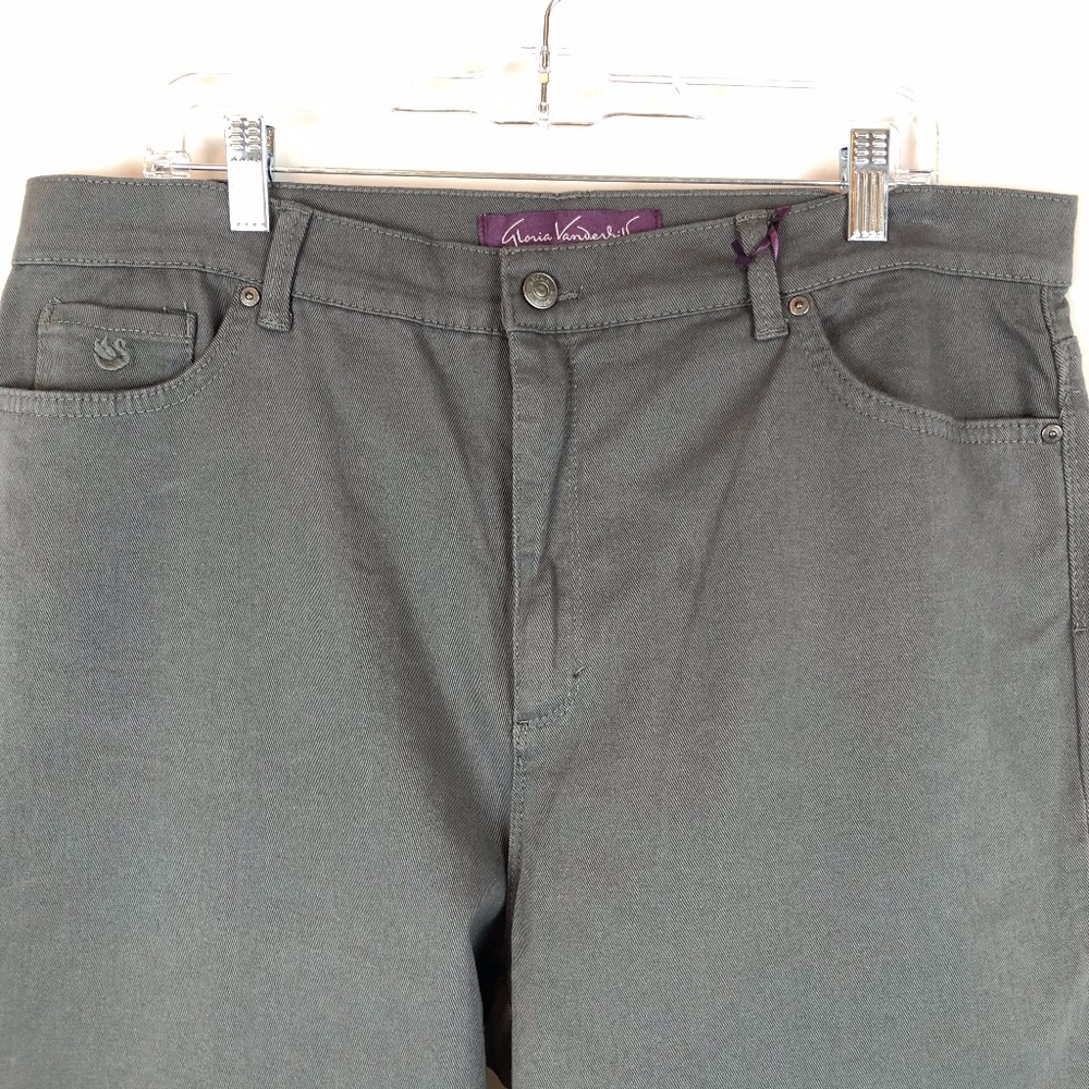 Gloria Vanderbilt Grey Amanda Straight Leg Jeans